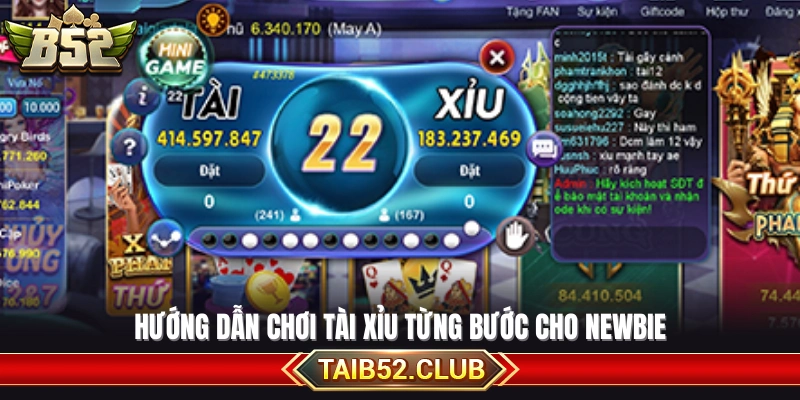 Hướng dẫn chơi tài xỉu cơ bản cho người mới